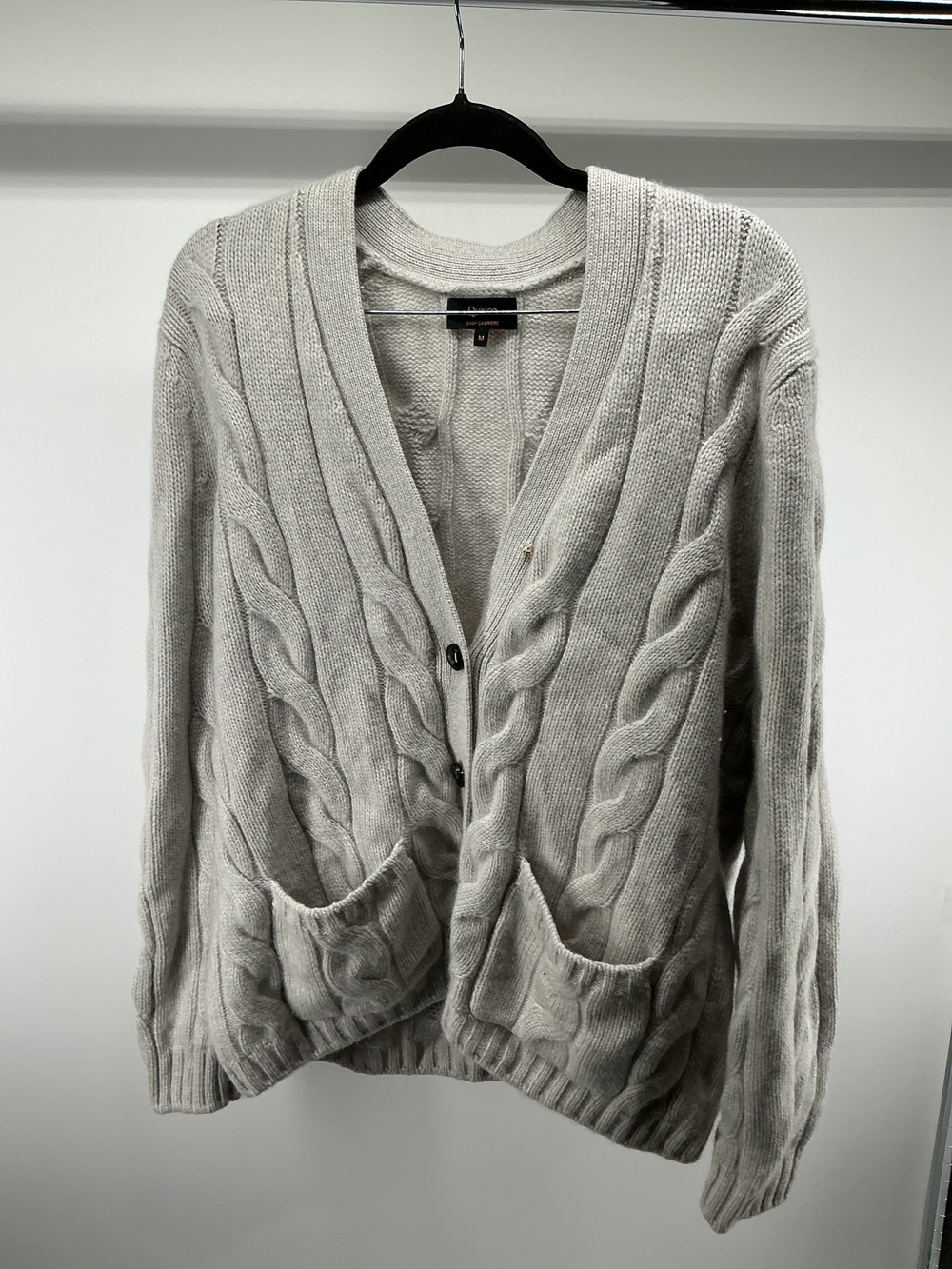 Luxe Baby Cashmere Cable Cardigan